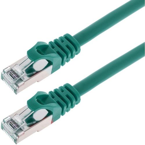 8434185448623 - CableMarkt - FTP-Netzwerkkabel mit RJ45-Stecker Kat 6A Grün 50 cm