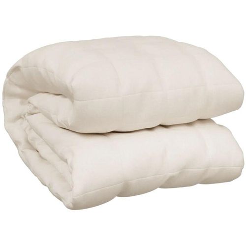 8720845601300 - Bonnevie - Gewichtsdecke Hellcreme 220x235 cm 11 kg Stoff vidaXL627579 8720845601300 - Bonnevie - Gewichtsdecke Hellcreme 220x235 cm 11 kg Stoff vidaXL627579