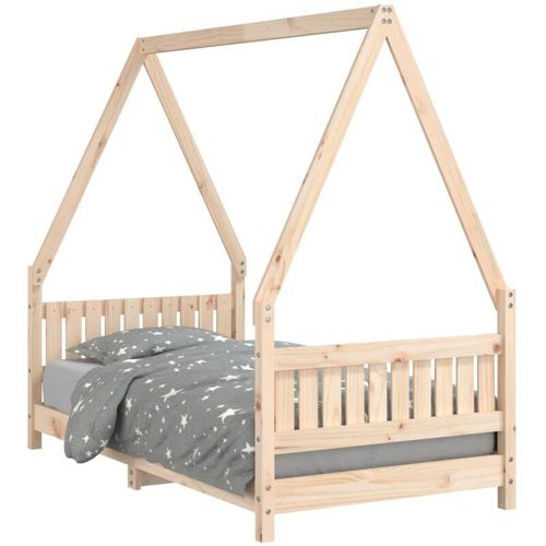 8720845445256 - Bonnevie - KinderbettEinzelbette 80x160 cm Massivholz Kiefer vidaXL