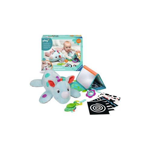 4005556048663 - Ravensburger 4866 Play+ Nashorn Spielkissen (für die Bauchlage) 4-teiliges Set Tummy Time Spielzeug Kuscheltier trainiert die Bauchlage für Babys ab 0 Monaten 4005556048663 - Ravensburger 4866 Play+ Nashorn Spielkissen (für die Bauchlage) 4-teiliges Set Tummy Time Spielzeug Kuscheltier trainiert die Bauchlage für Babys ab 0 Monaten