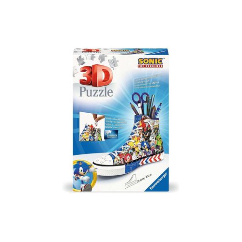 4005556115938 - 3D Puzzle Sneaker Sonic the Hedgehog 4005556115938 - 3D Puzzle Sneaker Sonic the Hedgehog