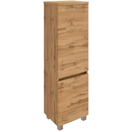 4066075053118 - Lomadox - Badezimmer Midischrank 40 cm breit PESARO-03 in Wotan Eiche Nb b h t ca 40 1325 35 cm - braun