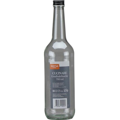 4055938469470 - Gradhalsflasche Cucinare 700 ml rund Verschraubung schwarz