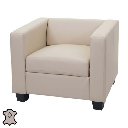 4057651424361 - Sessel Lille ~ Leder creme 4057651424361 - Sessel Lille ~ Leder creme