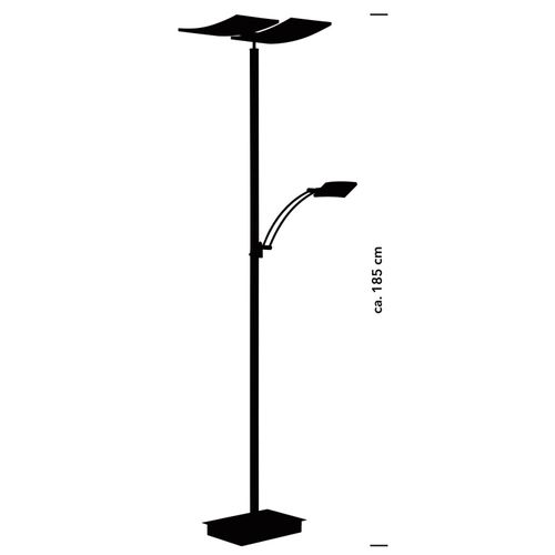 4045542237770 - LED-Stehleuchte Andy 3-flammig anthrazit CCT Dimmer