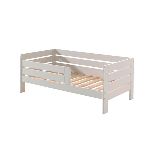 5420070237147 - VIPACK - Juniorbett mit Liegefläche 70 x 140 cm Umrandung mit waagerechten Paneelen Ausf MDF weiß