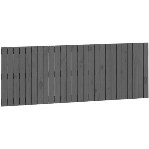 8720845685782 - Vidaxl - Wand-Kopfteil Grau 166x3x60 cm Massivholz Kiefer