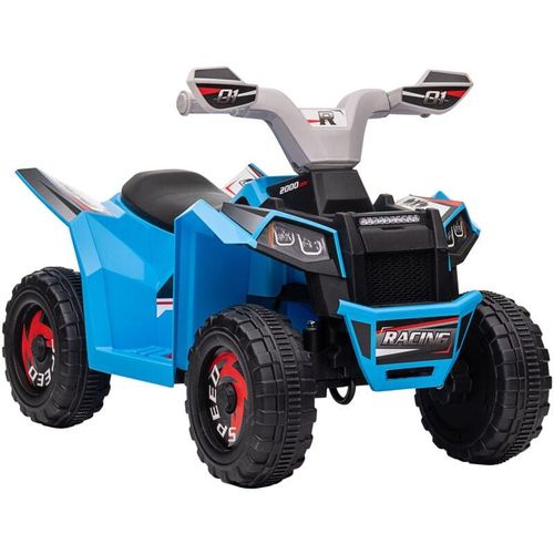 4255633568052 - Homcom - Elektro Kinderquad Elektrofahrzeug mit Vorwärts-und Rückwärtsfunktion 25 km h 6 v Mini Elektroquad für Kinder 15-3 Jahre Blau