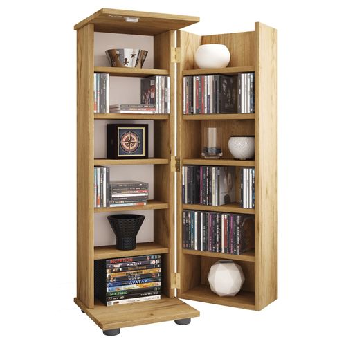 4051814444586 - Holz CD DVD Stand Regal platzsparender CD Schrank mit abschließbarer Holztür für 300 CDs oder 130 DVDs oder 72-Videos Maße H 93 x B 31 x T 31 cm 10 variable Einlegeböden – Engalo L 4051814444586 - Holz CD DVD Stand Regal platzsparender CD Schrank mit abschließbarer Holztür für 300 CDs oder 130 DVDs oder 72-Videos Maße H 93 x B 31 x T 31 cm 10 variable Einlegeböden – Engalo L