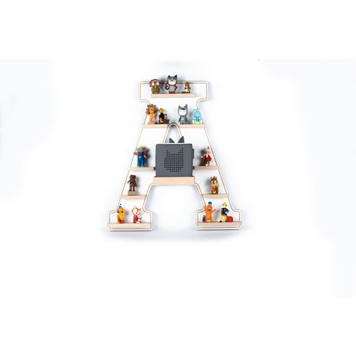 4260641120253 - Kinderregal Buchstabe A hängend für Toniebox und Tonie Figuren platzsparendes Regal Maße H 54 x B 49 x T 19 cm Wandregal für Musikbox und Figuren Aufbewahrung mit Magneteinsätzen Aufbewahrungsregal Holz 4260641120253 - Kinderregal Buchstabe A hängend für Toniebox und Tonie Figuren platzsparendes Regal Maße H 54 x B 49 x T 19 cm Wandregal für Musikbox und Figuren Aufbewahrung mit Magneteinsätzen Aufbewahrungsregal Holz