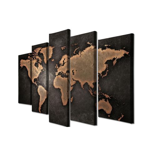 8681181921074 - Wandbild »Wallxpert World 5 Teile 105 x 70 cm« Weltkarte 8681181921074 - Wandbild »Wallxpert World 5 Teile 105 x 70 cm« Weltkarte