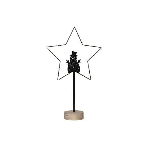7391482070746 - Star Trading - led Standleuchte Glima Schneemann in Stern