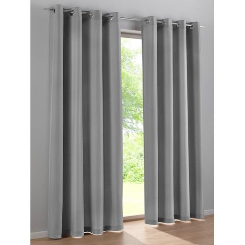 6971346199885 - Vorhang HEINE HOME Gardinen Gr 225 cm Schlaufen 140 cm grau Schlaufen 6971346199885 - Vorhang HEINE HOME Gardinen Gr 225 cm Schlaufen 140 cm grau Schlaufen