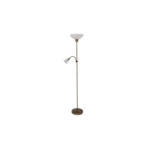 5998250340197 - 4019 Stehleuchte Pearl classic aus Metall Glas bronzefarben  Reisstein Glas Ø30cm H1775cm mit eingebautem Schalter - Rabalux