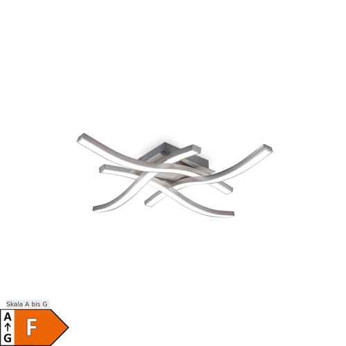 4057722004348 - BKLicht LED Design Deckenlampe Wohnzimmer Deckenleuchte modern Wellenoptik Alu 17 Watt 4057722004348 - BKLicht LED Design Deckenlampe Wohnzimmer Deckenleuchte modern Wellenoptik Alu 17 Watt