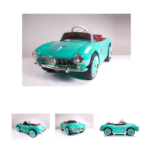 4260259879376 - Kinder Elektroauto BMW 507 Oldtimer lizenziert Fernbedienung Trolley Funktion grün 4260259879376 - Kinder Elektroauto BMW 507 Oldtimer lizenziert Fernbedienung Trolley Funktion grün