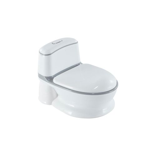 3800171210355 - Kikkaboo Kindertöpfchen-Toilette Flushy rutschfest Musik Toilettenpapierfach grau