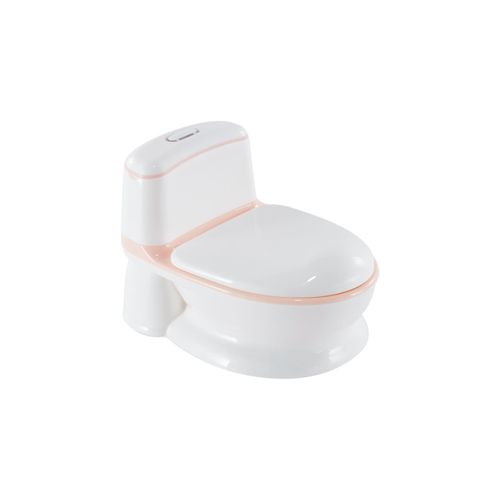3800171210379 - Kikkaboo Kindertöpfchen-Toilette Flushy rutschfest Musik Toilettenpapierfach rosa