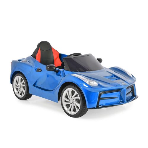 3801005000715 - Kinder Elektroauto Liberty Fernbedienung EVA-Reifen Rücklichter Gurt MP3 blau