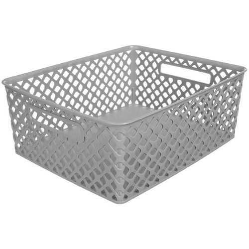 3560239306351 - Five - Plastikkorb 11l folk grau - 5 3560239306351 - Five - Plastikkorb 11l folk grau - 5