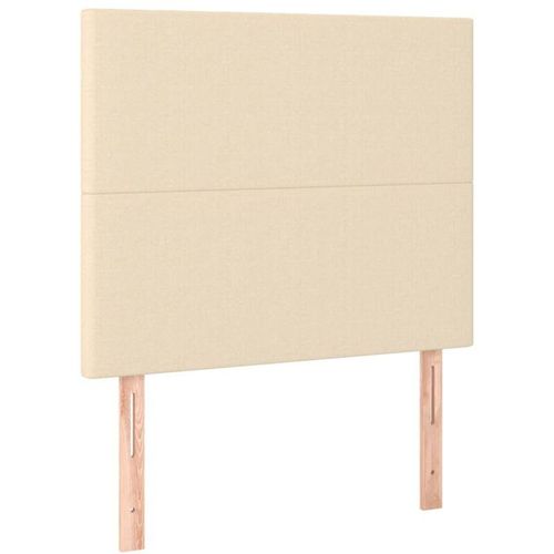 8720287238959 - Kopfteile 2 Stk Creme 80x5x78 88 cm Stoff vidaXL - Creme
