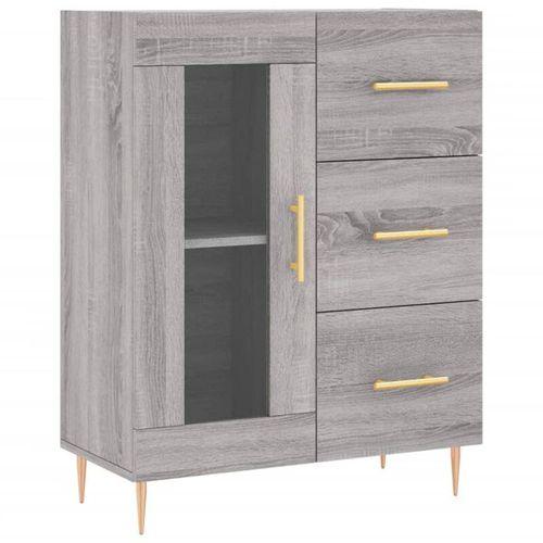 8720845865733 - Bonnevie - SideboardKommode Grau Sonoma 695x34x90 cm Holzwerkstoff vidaXL