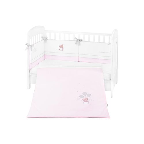 3800171200332 - Kikkaboo Babybettwäsche Set Dream Big 3-teilig Decke 135 x 95 für Bett 140 x 70 rosa 3800171200332 - Kikkaboo Babybettwäsche Set Dream Big 3-teilig Decke 135 x 95 für Bett 140 x 70 rosa