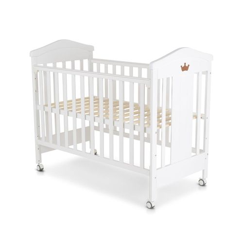 3800146249540 - Babybett Wing 120 x 60 cm Gitterbett Buchenholz Räder 3 Höhenpositionen weiß 3800146249540 - Babybett Wing 120 x 60 cm Gitterbett Buchenholz Räder 3 Höhenpositionen weiß