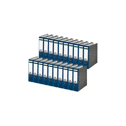 4002432489626 - Ordner LEITZ® 1080 DIN A4 Rückenbreite 80 mm Griffloch geklebtes Rückenschild klimaneutral Hartpappe 20 Stück blau 4002432489626 - Ordner LEITZ® 1080 DIN A4 Rückenbreite 80 mm Griffloch geklebtes Rückenschild klimaneutral Hartpappe 20 Stück blau