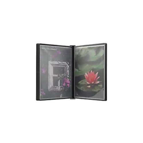 8713739104353 - Djois Flex-o-Frame Sichttafelsystem 5 Flächen DIN A4 Metall Schwarz 8713739104353 - Djois Flex-o-Frame Sichttafelsystem 5 Flächen DIN A4 Metall Schwarz