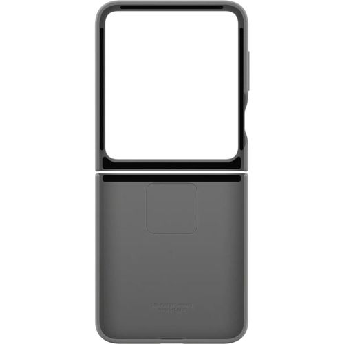 8806095620138 - Silicone Case with Ring für Galaxy Z Flip6 Grau 8806095620138 - Silicone Case with Ring für Galaxy Z Flip6 Grau