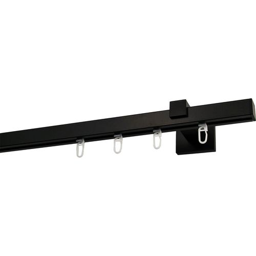 9002777475174 - Gardinenstange GARESA Nora Gardinenstangen Gr L 620 cm 1 läufig schwarz Kinder Gardinenstangen für Vorhanggarnitur einfache Montage an die Wand verlängerbar Kappe 9002777475174 - Gardinenstange GARESA Nora Gardinenstangen Gr L 620 cm 1 läufig schwarz Kinder Gardinenstangen für Vorhanggarnitur einfache Montage an die Wand verlängerbar Kappe