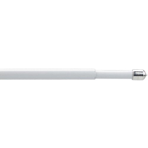 4016318046834 - Bistrostange Scheibengardinenstange Klemmstange Standard einseitig weiß ausziehbar 80-90 cm