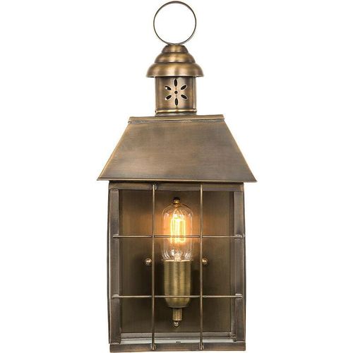 5024005507406 - Elstead - Lighting hyde-park-br Wandleuchte Hyde Park 1xE27 100W Messing Glas H465cm B21cm IP44 dimmbar