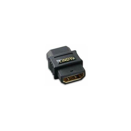 4002888412308 - Hdmi Doppelkupplung Premium Typ a f f hdmi 19PO vergoldet (41230) - Lindy