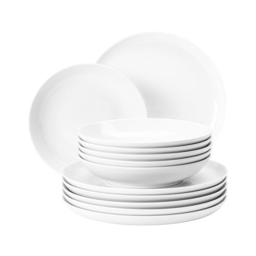 4052212120829 - Tafelservice SELTMANN WEIDEN Teller Set Geschirr-Set Lido Geschirr-Sets Gr 12 tlg weiß Tafelservice Geschirr weiß Made in Germany 12 Teile für 6 Personen 4052212120829 - Tafelservice SELTMANN WEIDEN Teller Set Geschirr-Set Lido Geschirr-Sets Gr 12 tlg weiß Tafelservice Geschirr weiß Made in Germany 12 Teile für 6 Personen