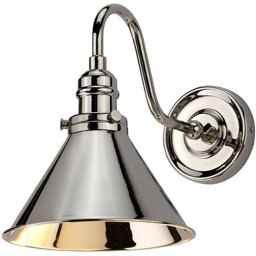 5024005391302 - Lighting PV1-PN Wandleuchte Provence 1xE27 60W Baustahl Nickel poliert H275cm B21cm dimmbar - Elstead