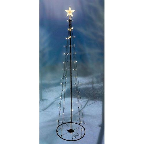 4039214800829 - Linder Exclusiv Gmbh - led Metall Weihnachtsbaum 180 cm Außen 8 Funktionen-MLK059W-8-linder