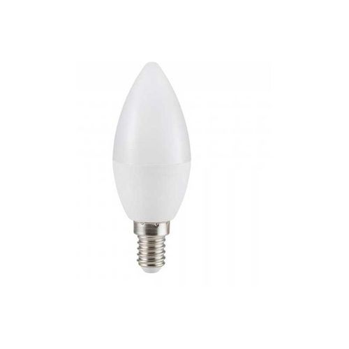 3800157640824 - Vtac - v-tac VT-2226 55W led Lampe bulb smd Kerze E14 cri 95 kaltweiß 6400K - sku 7496 - Weiß 3800157640824 - Vtac - v-tac VT-2226 55W led Lampe bulb smd Kerze E14 cri 95 kaltweiß 6400K - sku 7496 - Weiß