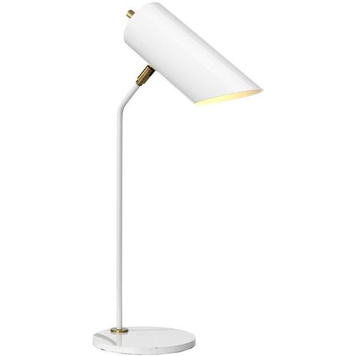 5024005342311 - Elstead - Lighting quinto-tl-wab Tischleuchte Quinto 1xE27 Altmessing weiss H575cm L311cm B17cm