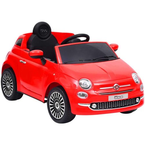 8720286350539 - Bonnevie - Kinder-Elektroauto Fiat 500 Rot vidaXL151054