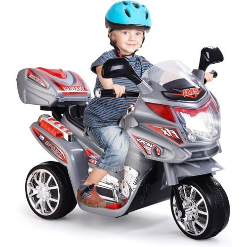 0661706165129 - Goplus - 6V Elektro Kindermotorrad mit 3 Raedern Elektromotorrad inkl Licht & Pedal & Aufbewahrungskiste & Musik Elektro-Dreirad für Kinder von 3