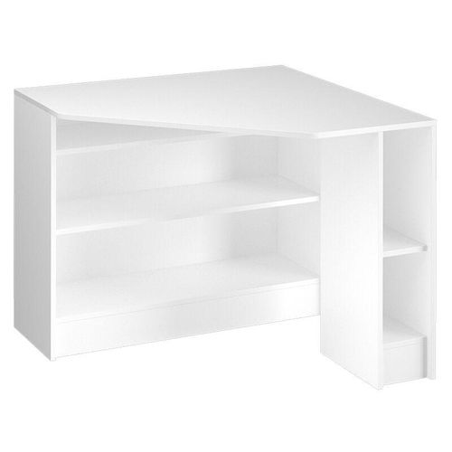 4251421971837 - Eckschreibtisch Schreibtisch Bürotisch Alvaro 94x94cm weiß Computertisch