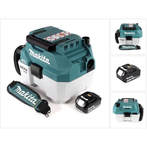 4250559961079 - Dvc 750 LT1X3 Akku Staubsauger Nass und Trockensauger 18 v tragbar + 1x 50 Ah Akku - ohne Zubehör ohne Ladegerät - Makita 4250559961079 - Dvc 750 LT1X3 Akku Staubsauger Nass und Trockensauger 18 v tragbar + 1x 50 Ah Akku - ohne Zubehör ohne Ladegerät - Makita