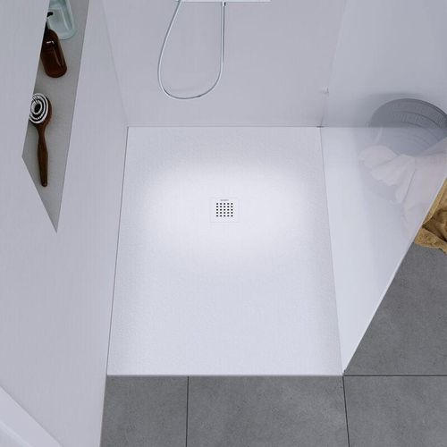 4067116004601 - DuraBayas Duschwanne aus Mineralguss 100 cm – Weiß matt 80cm - Duravit