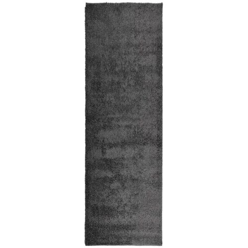 8721012227880 - Bonnevie - Teppich Shaggy Hochflor Modern Anthrazit 80x250 cm vidaXL79088