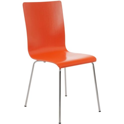 4251152625177 - Besucherstuhl Pepe I Ergonomisch Geformter Lehnstuhl Mit Holzsitz I Stabiles Metallgestell I Komfort Und Stil Mit Robuster Konstruktion