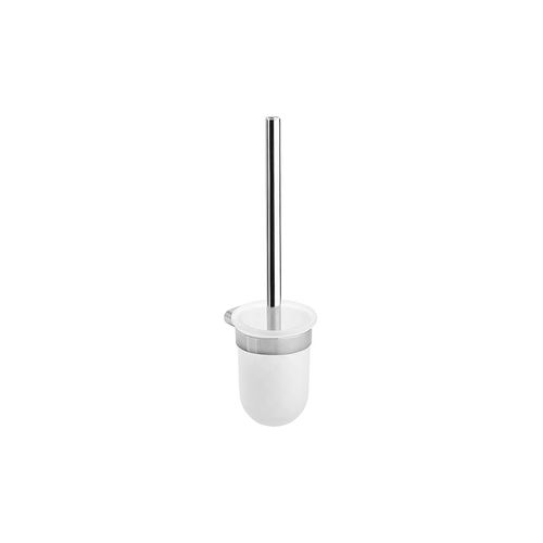 4250657518748 - Brillantbad BORGANIC WC-Bürstengarnitur hängend Edelstahl Milchglas poliert 95x360x123 mm für Bad & WC >> zum Bohren 4250657518748 - Brillantbad BORGANIC WC-Bürstengarnitur hängend Edelstahl Milchglas poliert 95x360x123 mm für Bad & WC >> zum Bohren