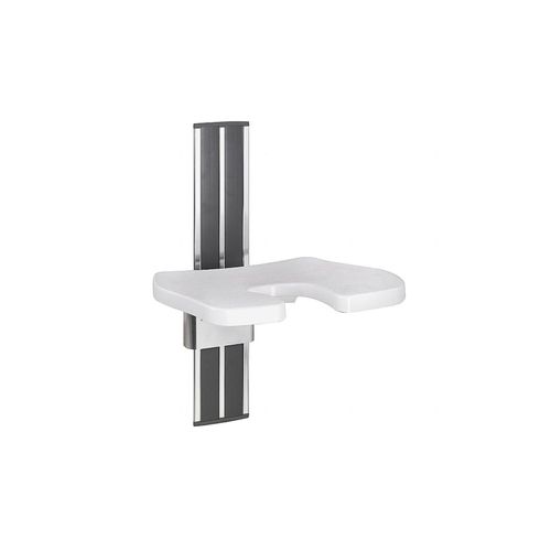 4250657520970 - Brillantbad BELP Duschklappsitz Aluminium Chrom Kunststoff Weiß 360x670x425 mm 150 kg Traglast für Bad & WC >> zum Bohren