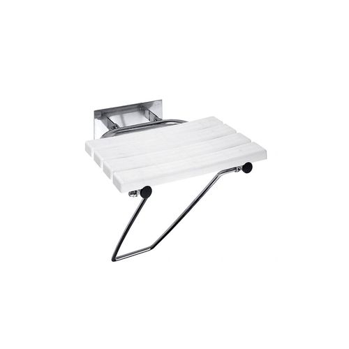 4250657524008 - Brillantbad BELP Duschklappsitz Edelstahl Kunststoff poliert mit Abdeckung 440x460x450 mm 200 kg Traglast für Bad & WC >> zum Bohren 4250657524008 - Brillantbad BELP Duschklappsitz Edelstahl Kunststoff poliert mit Abdeckung 440x460x450 mm 200 kg Traglast für Bad & WC >> zum Bohren